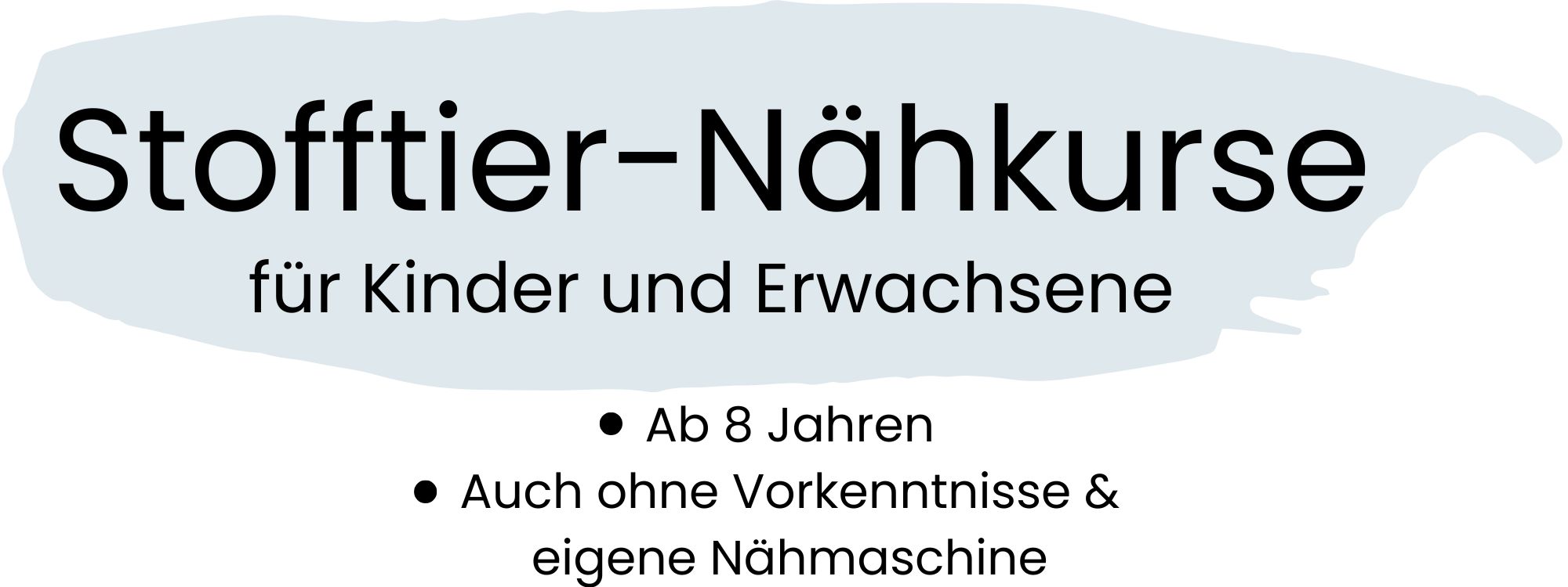 Stofftier-Nähkurse für Kinder und Erwachsene